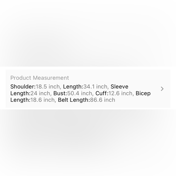 Shein, grey with contrast trim jacket, belted- trench style - Picture 7 of 7